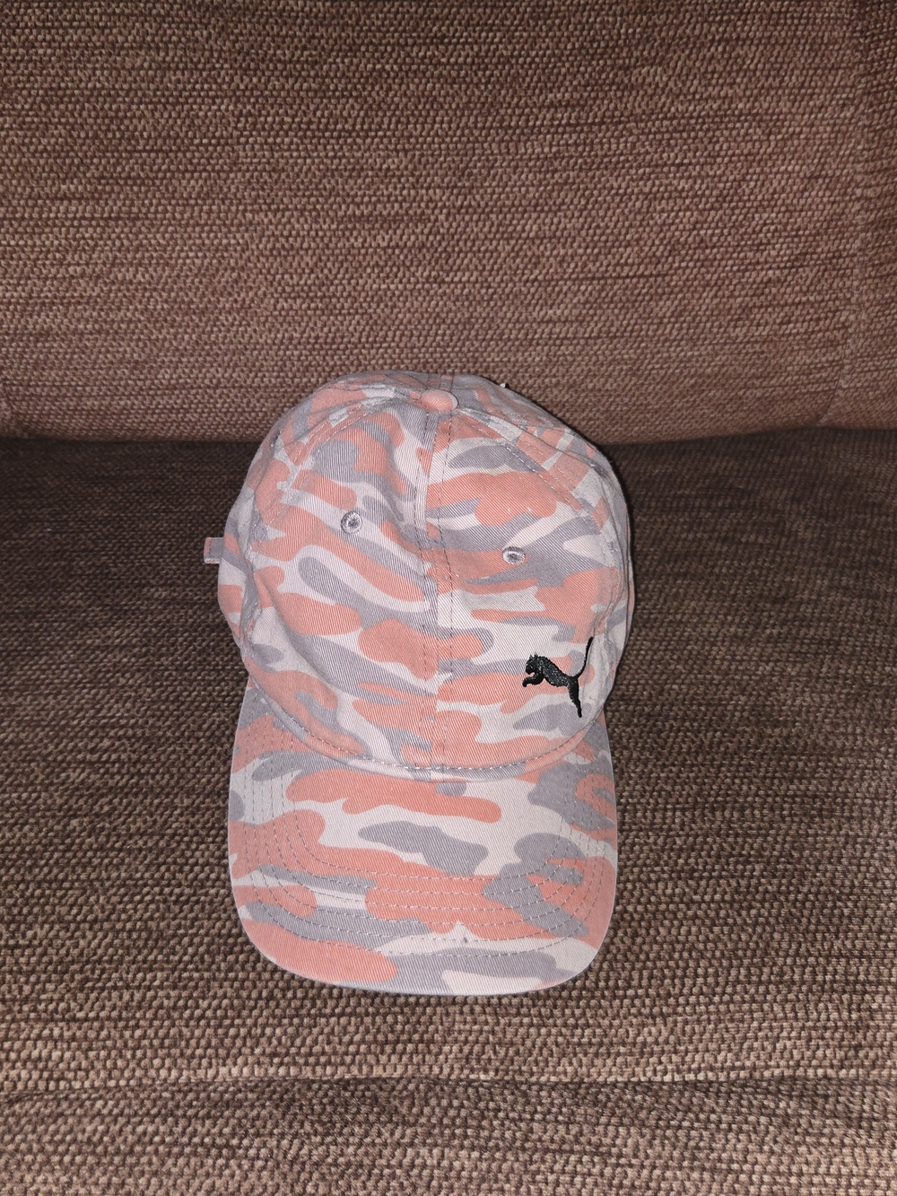 Puma Pink and Gray Camo Baseball Cap